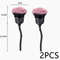 Fashion Rose Shaped Nail Brushes Women Manicure Nail Art Dust Brush Gel Polish Dust Cleaning Nail Brushes Tool Nail Supplies