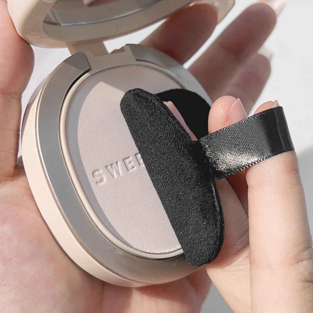 1/20pcs Black Velvet Cosmetic Puff with Box Loose Setting Powder Puffs BB Cream Foundation Powder Pad Beauty Makeup Tools