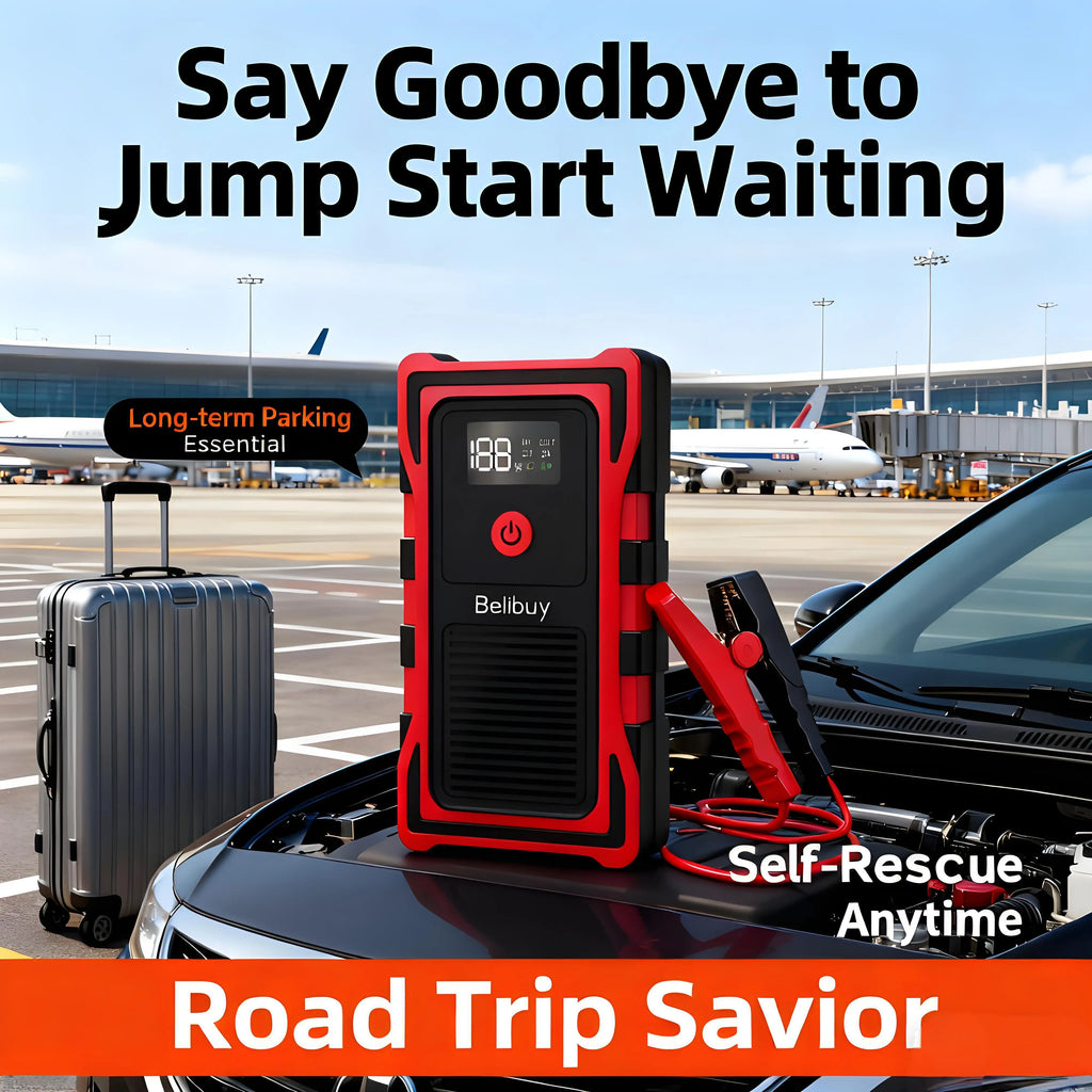 12VCar Battery Starter,5000mAh Portable Emergency Jump Starter,Auto Engine Booster,Vehicle Electronic Accessory,Emergency Tool