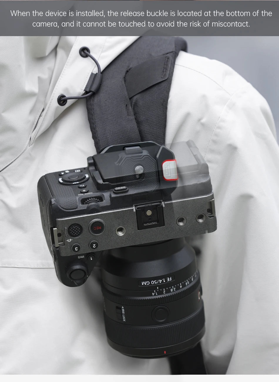Ulanzi Falcam F38 Quick Release Shoulder Strap /Backpack Base /Kit V2 Compatible With F38 PD Fotopro PGY Quick Release Plate