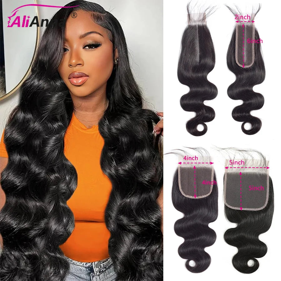 Body Wave HD Lace Closure, 100% Human Hair