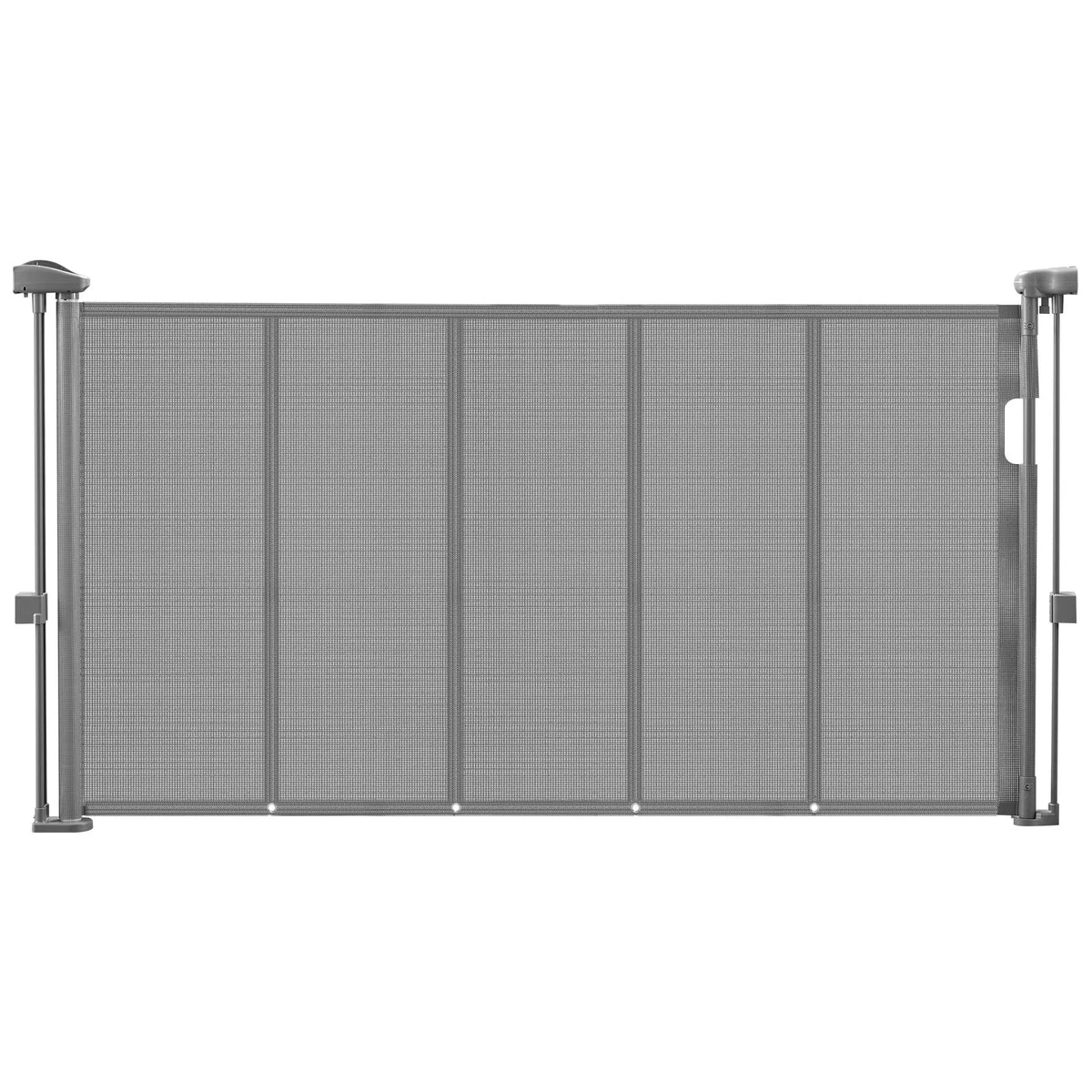 55/71/110in Retractable Baby Gate 34in Tall Extends Wide Retractable Gate Kids Mesh Material Easy to Install