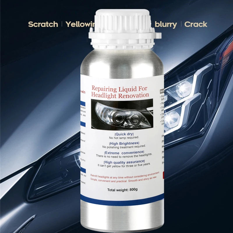 Car Headlight Restoration Polymer Liquid