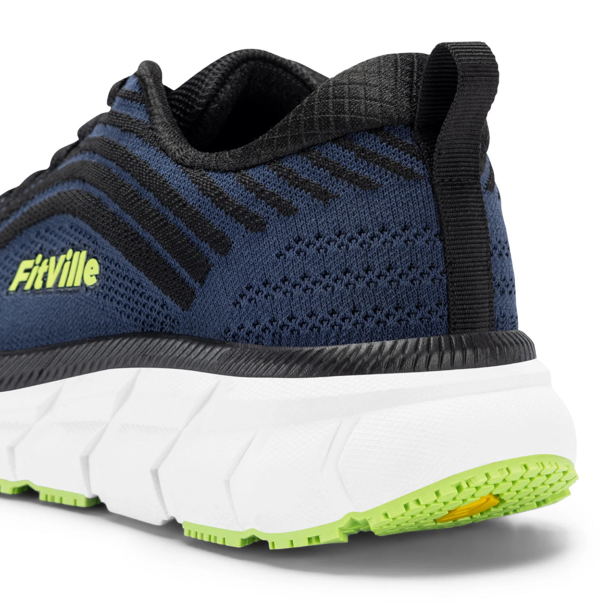FitVille Men's Extra Wide Toe Box Shoes, Cushioned Non-Slip Lightweight Walking Sneakers
