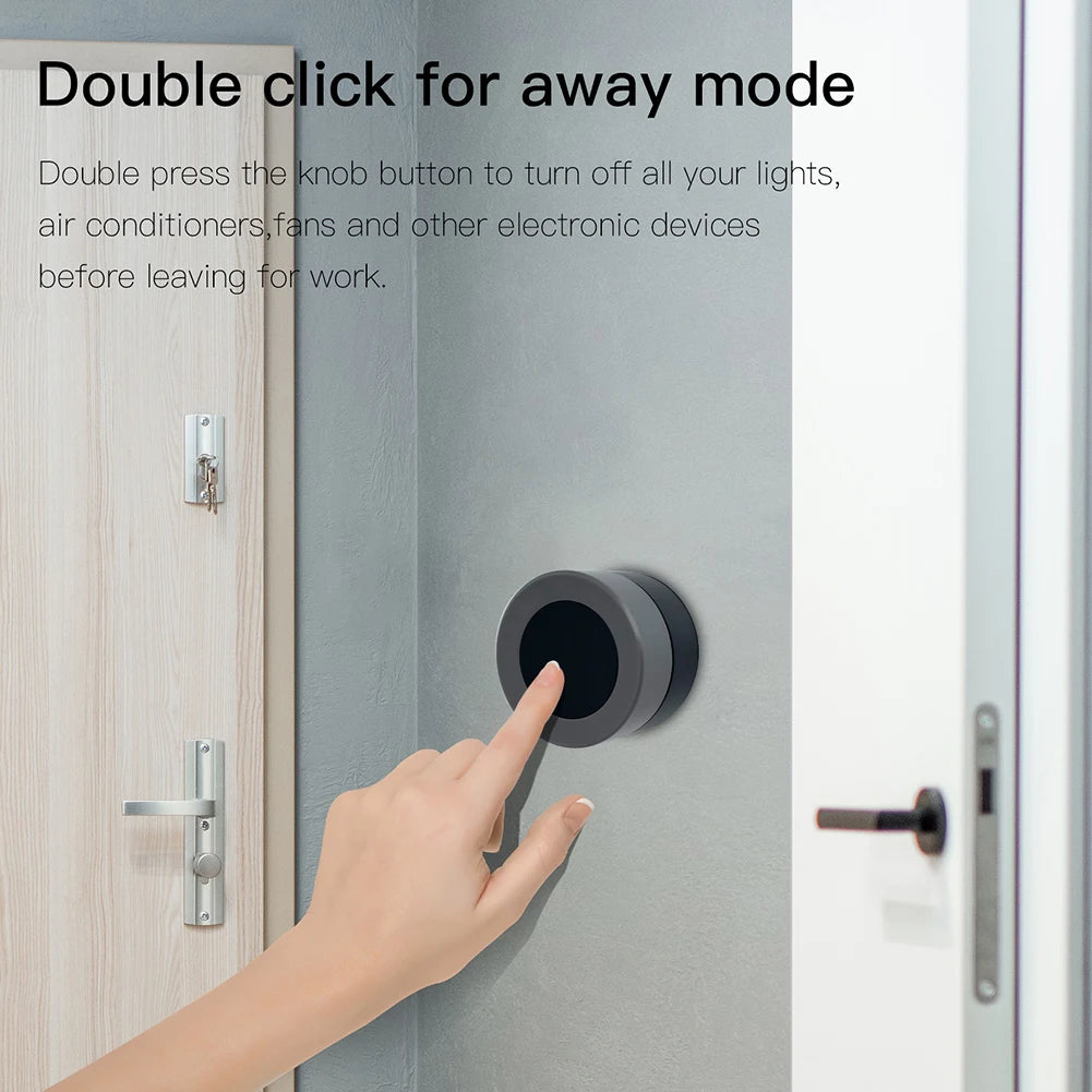 MOES Zigbee Smart Knob Switch, Wireless Scene Controller for Home Automation