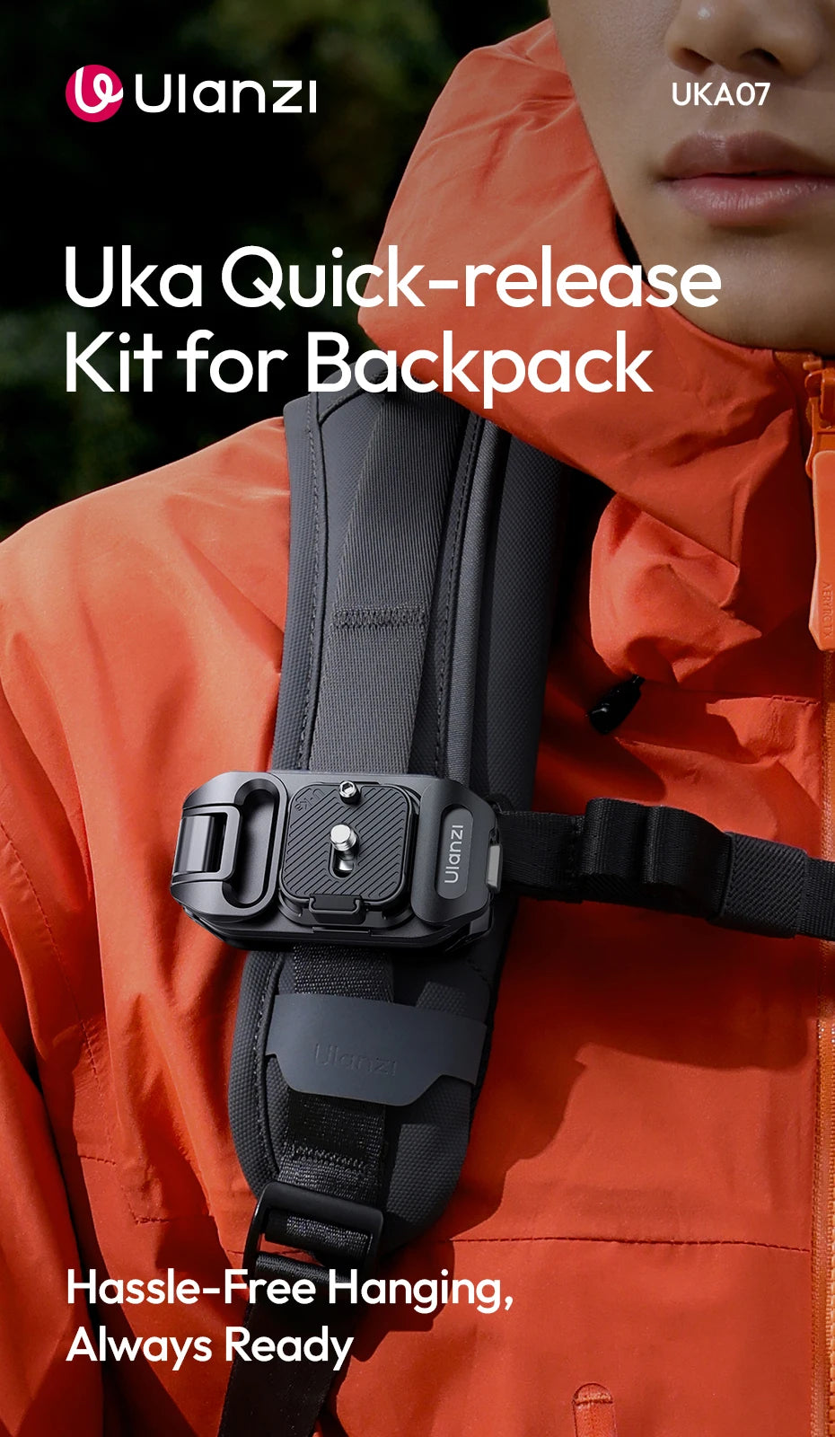 Ulanzi UKA07 Backpack Strap Quick-Release Camera Clip