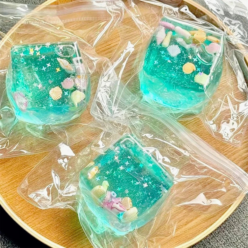 Ocean Shell Cube Stress Ball