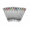 13PCS/Set 0.6-2.0mm Slotted Cross Screwdriver Set Professional Watchmakers Watch Repair Screwdrivers Tool Kit