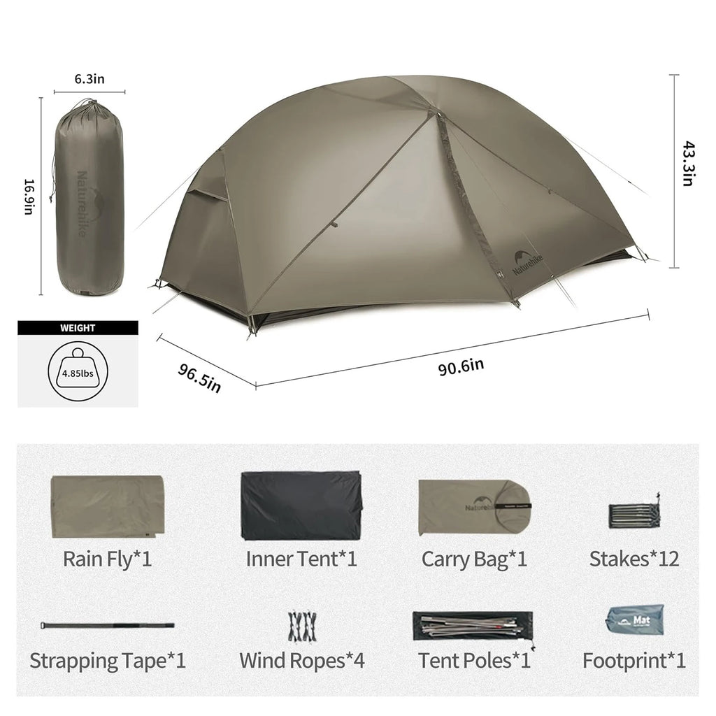 Naturehike Mongar PRO Ultralight Backpacking Tent