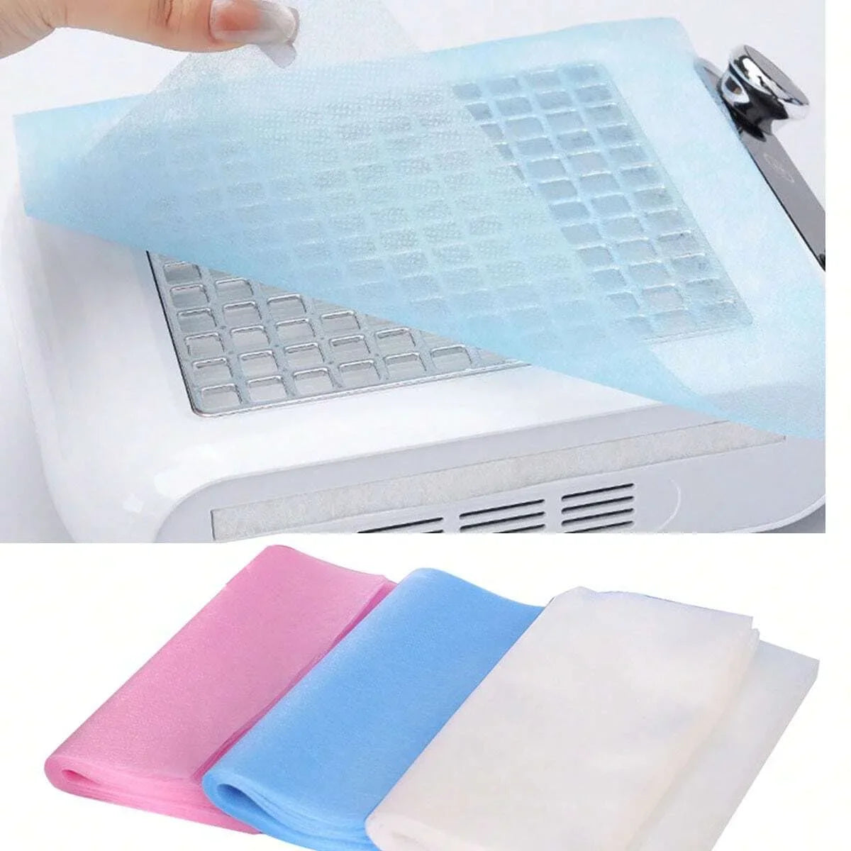 Nail Dust Collector Filter Papers, 100 Pack