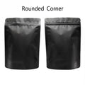 100pcs Premium Matte Black Stand Up Mylar Bags, Aluminum Foil Lined Smell Proof Ziplock Pouches - Best for Coffee & Food Storage