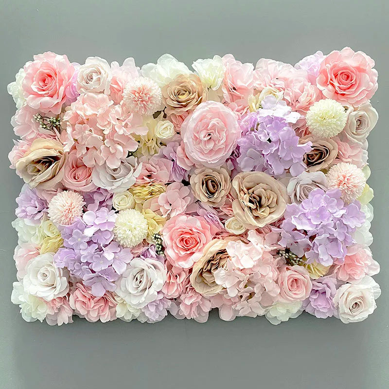Wedding Decorative Flower Wall Artificial Silk Flowers Home Decoration Accessories Party Backdrop Photography Props Customized