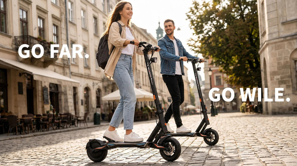 ONECNA T3 1000W Motor Electric Scooter for Adults, 30mph Top Speed, 40Miles Long Range, Lightweight Foldable Frame, Dual Suspension, 10 Inch Fat Tires E-Scooter