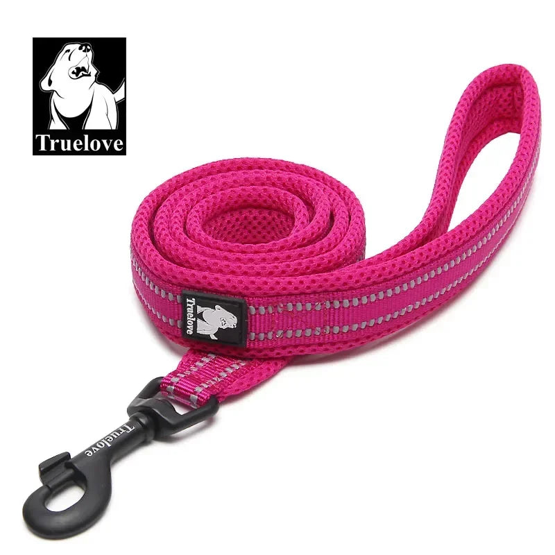 Truelove Soft Padded Pet Leash, Reflective Nylon Mesh 200cm Lead for Dogs and Cats, Available in 11 Colours