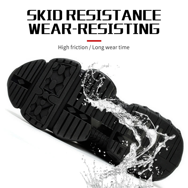 Steel Toe Slip-On Work Shoes, Puncture Resistant
