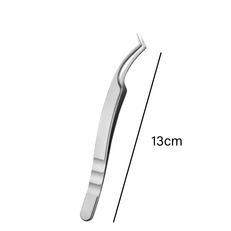 High-Precision Eyelash Extension Tweezers, Professional Volume Fan Lash Tweezers
