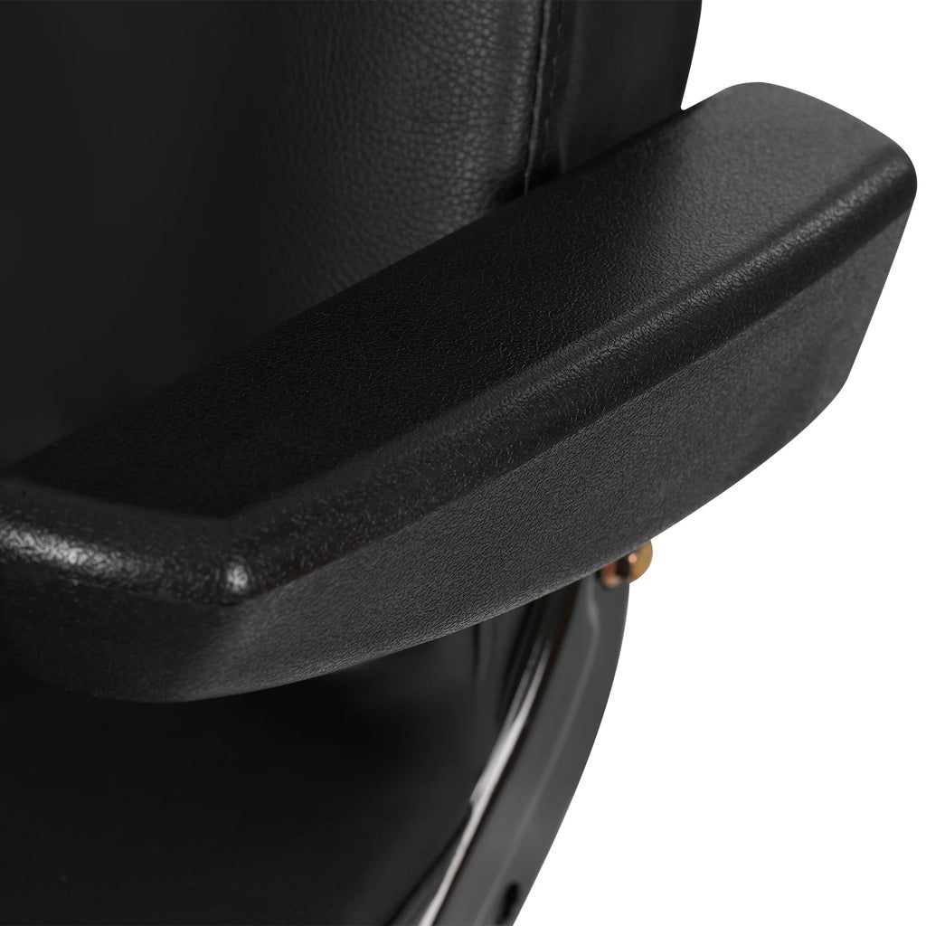 Forklift Seat with Armrest Universal Driver Side Tractor Seat Black Capacity 100kg Adjustable Bulldozer Lawnmower Seat