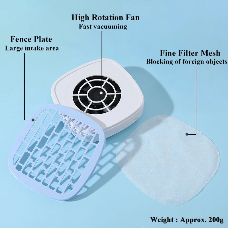 USB Mini Nail Dust Vacuum