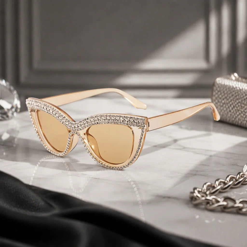 Vintage Cat Eye Sunglasses for Women and Men, Retro Fashion Shades UV400