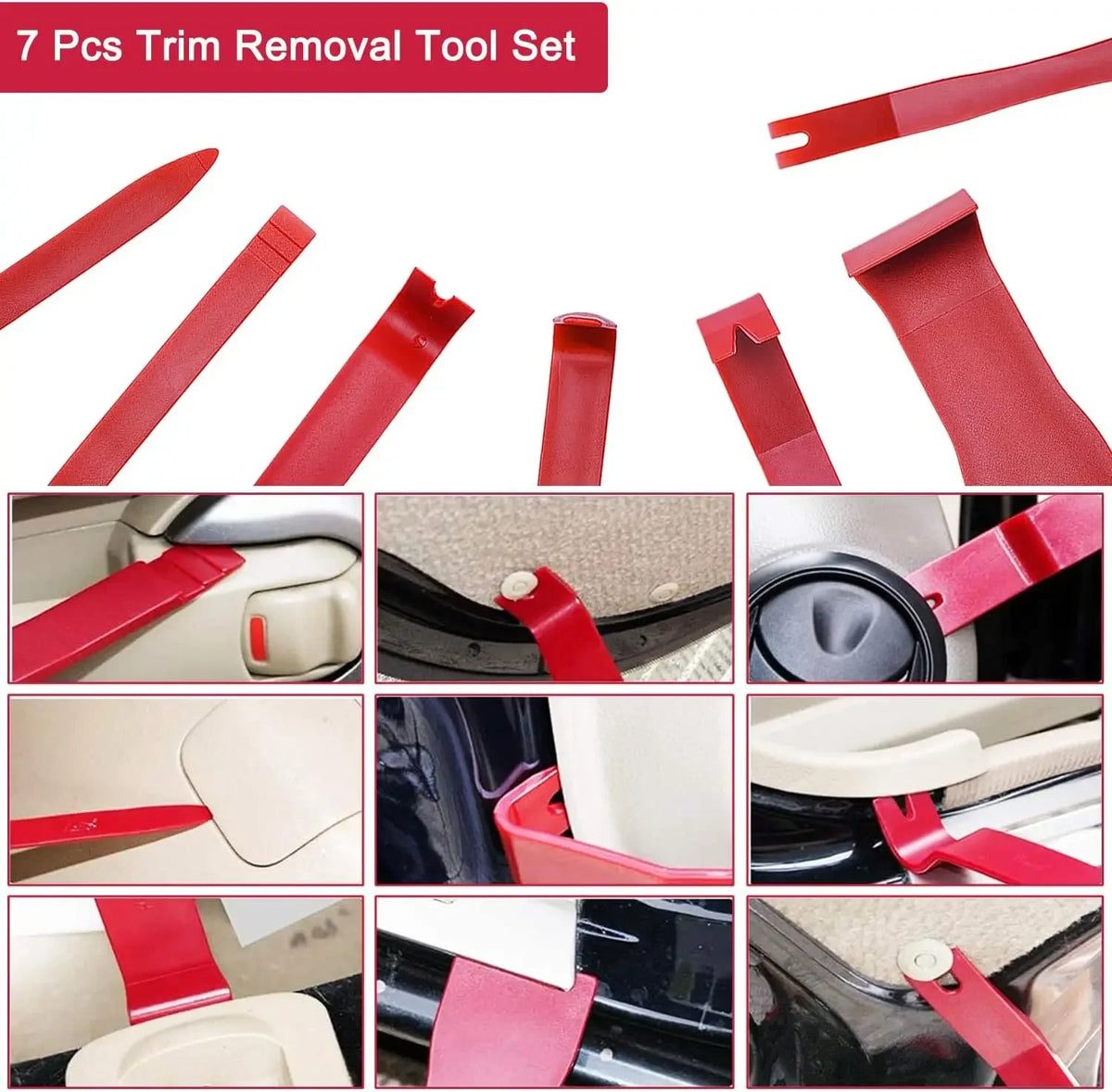 EAFC 21/18PCS Car Window Door Emergency Open Key Lost Lock Out Unlock Auto Tools Kit Air Wedge Bag PumpOpen Unlock for Car Truck