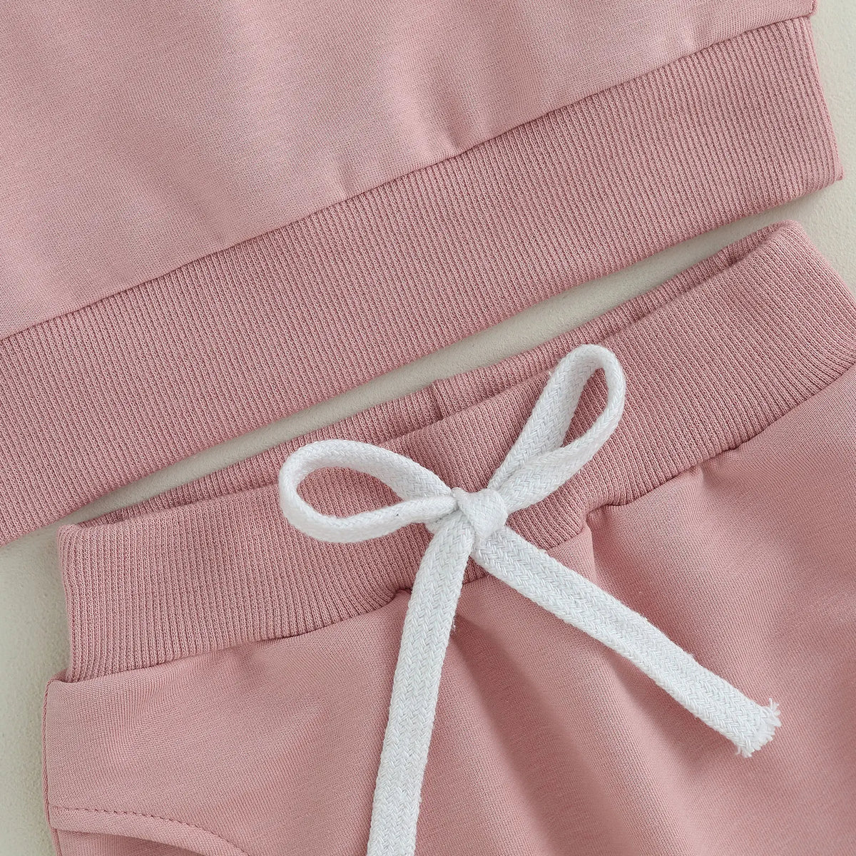 Toddler Girls Fall Outfit, Letter Print Long Sleeve Sweatshirt and Elastic Waist Pants Set