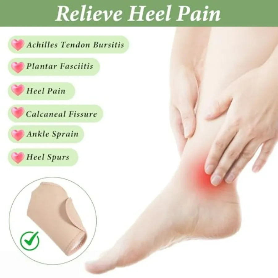 1PCS Cotton Pack Wrap Support with Ankle Brace Reusable Packs for Foot Care Elastic Ankle Compression Sleeve Foot Brace for Wom