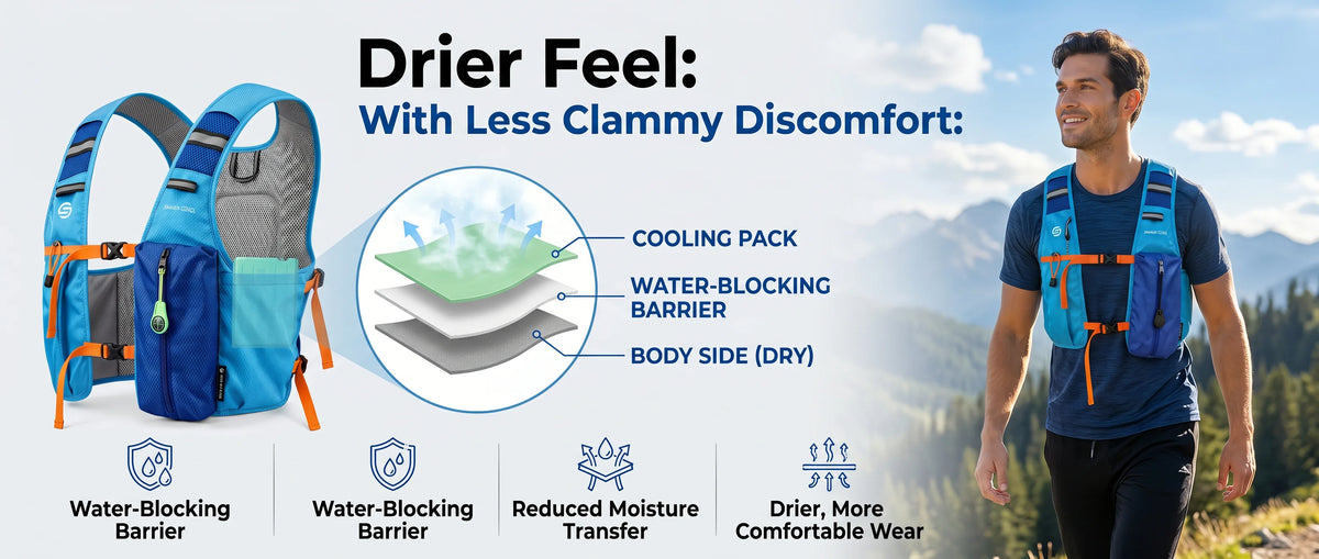 Savior Tactical Cooling Vest Refrigeration AC Suit with Constant Temperature Technology And Water Bladder for Summer Heat Relief