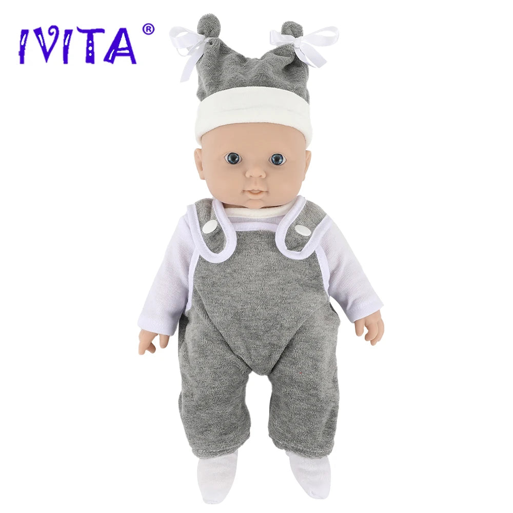Unpainted Full Body Silicone Reborn Baby Dolls Lifelike Newborn Doll Baby DIY Blank Kit for Children Christmas Toys