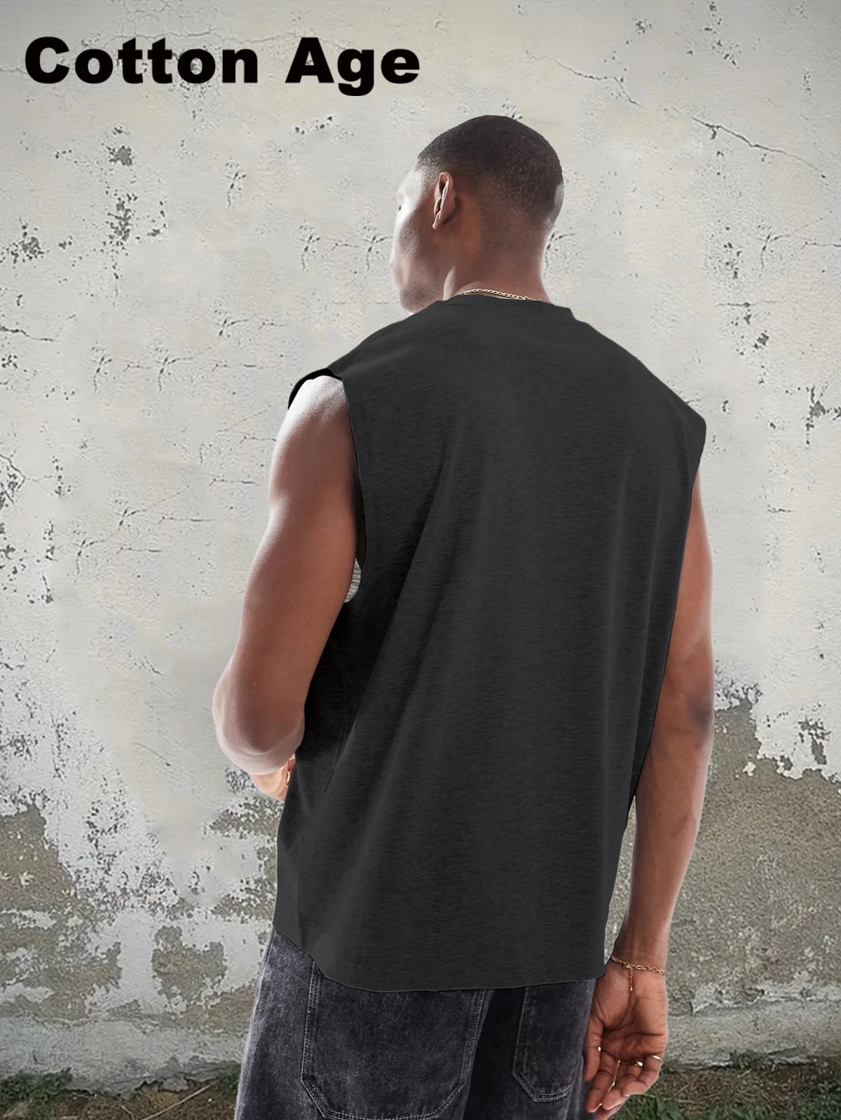Vintage Men's Tank Top - AllSaints Print Design - Casual Fall/Winter Layering Tee - Perfect Gift For Halloween/Christmas
