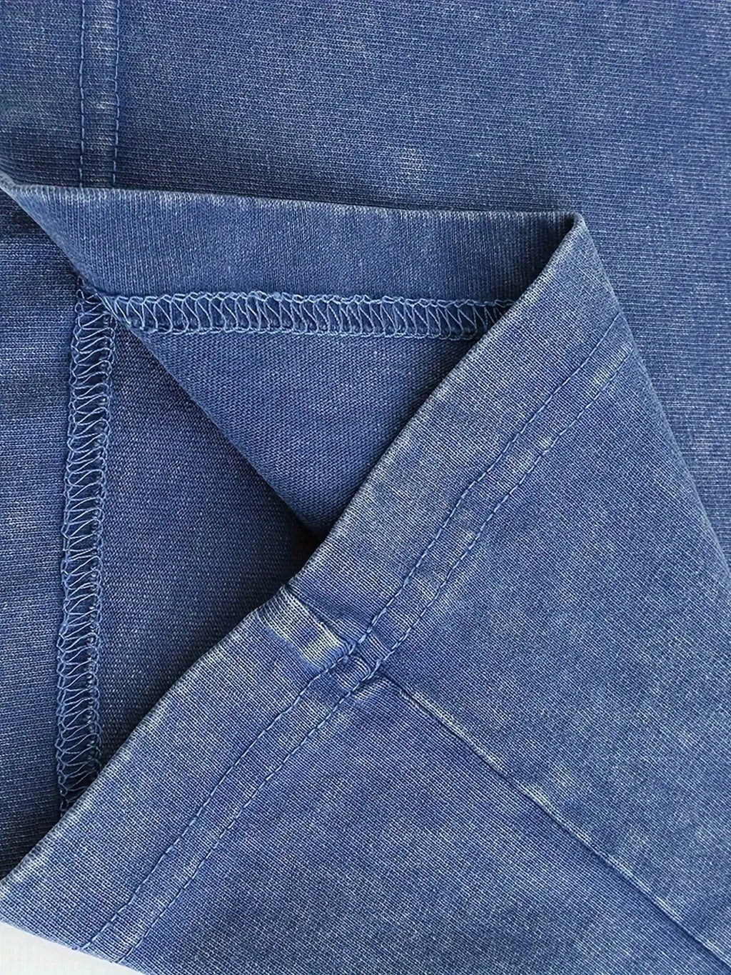 Washed Cotton Oversized Crew Neck T-Shirt
