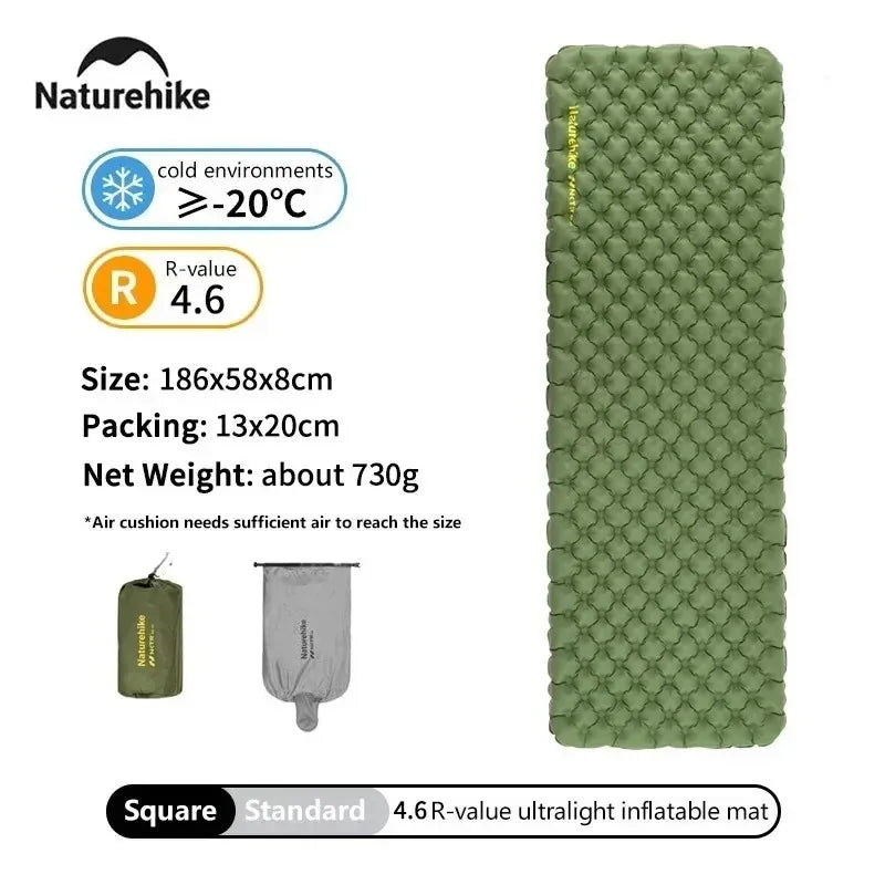 Naturehike Ultralight Insulated Sleeping Pad, R4.6