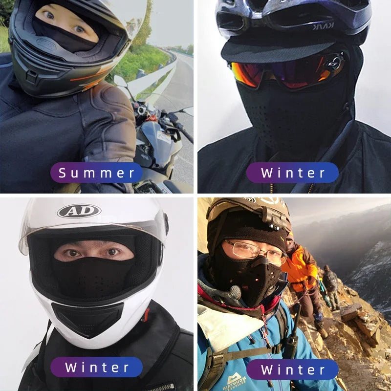 Winter Balaclava Face Mask Scarf, Windproof Warm Mask for Cycling, Skiing, Fishing and Motorcycle Riding