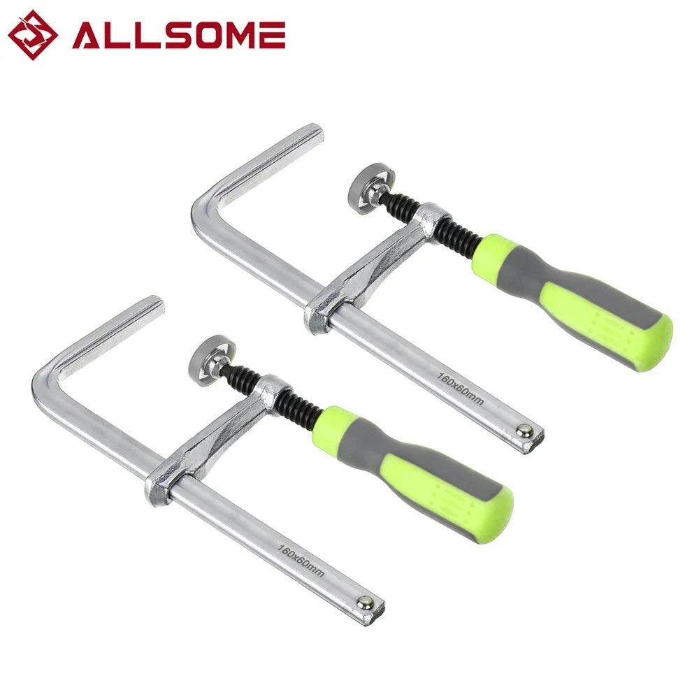 2pcs Quick Adjust Screw Handle Track Saw Rail Clamps MFT Clamps Compatible with Festool Rail Track Saw and MFT Table Woodworking Tools