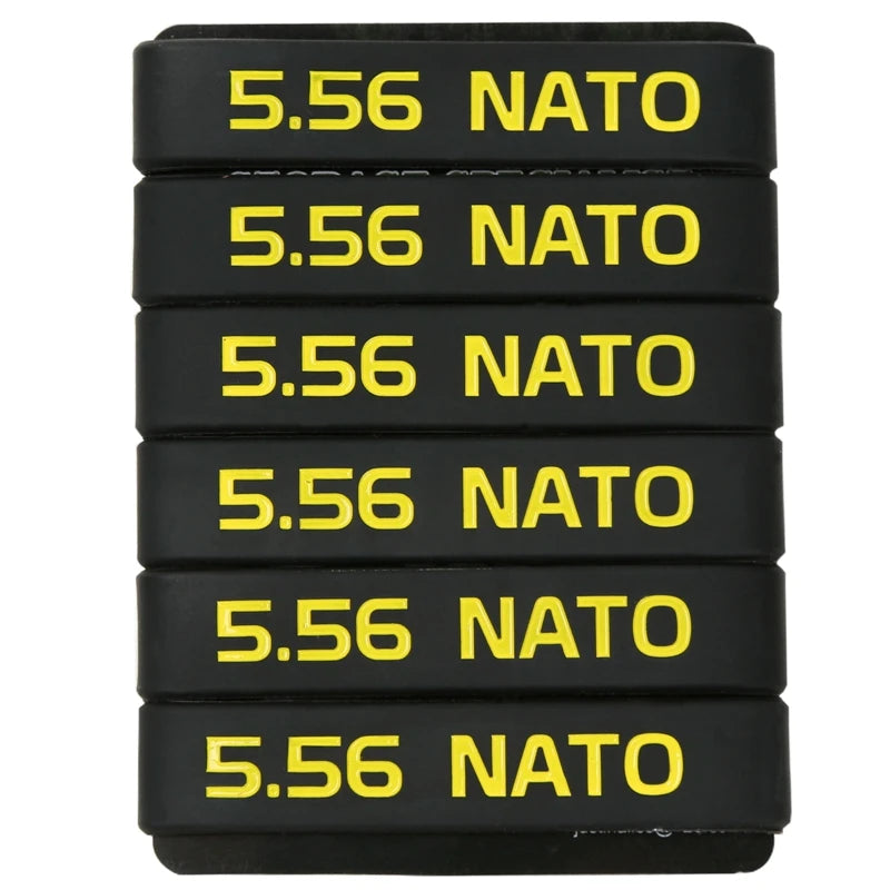 6/12 Pack Magazine Marking Band for 5.56 Nato 300 Blackout Magazine Marking Rubber Band Muti-Colors US Fast Shipping