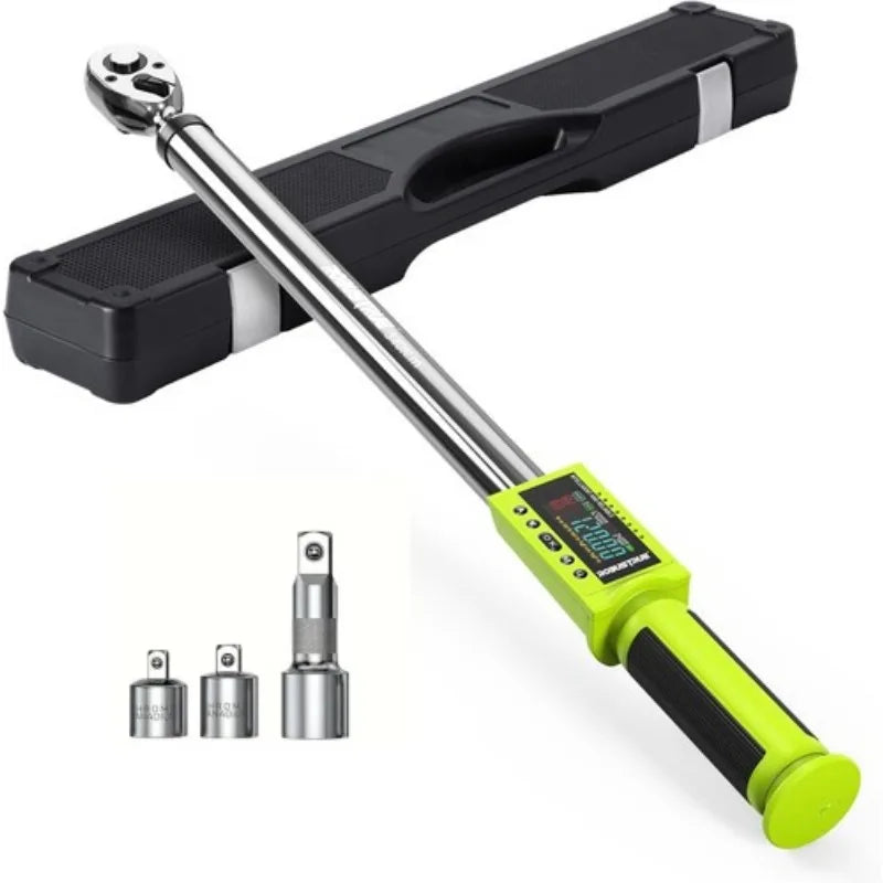 Robustrue TH340 1/2" Digital Torque Wrench Kit 300Nm ±2% 500 Data Memory & 10 Preset