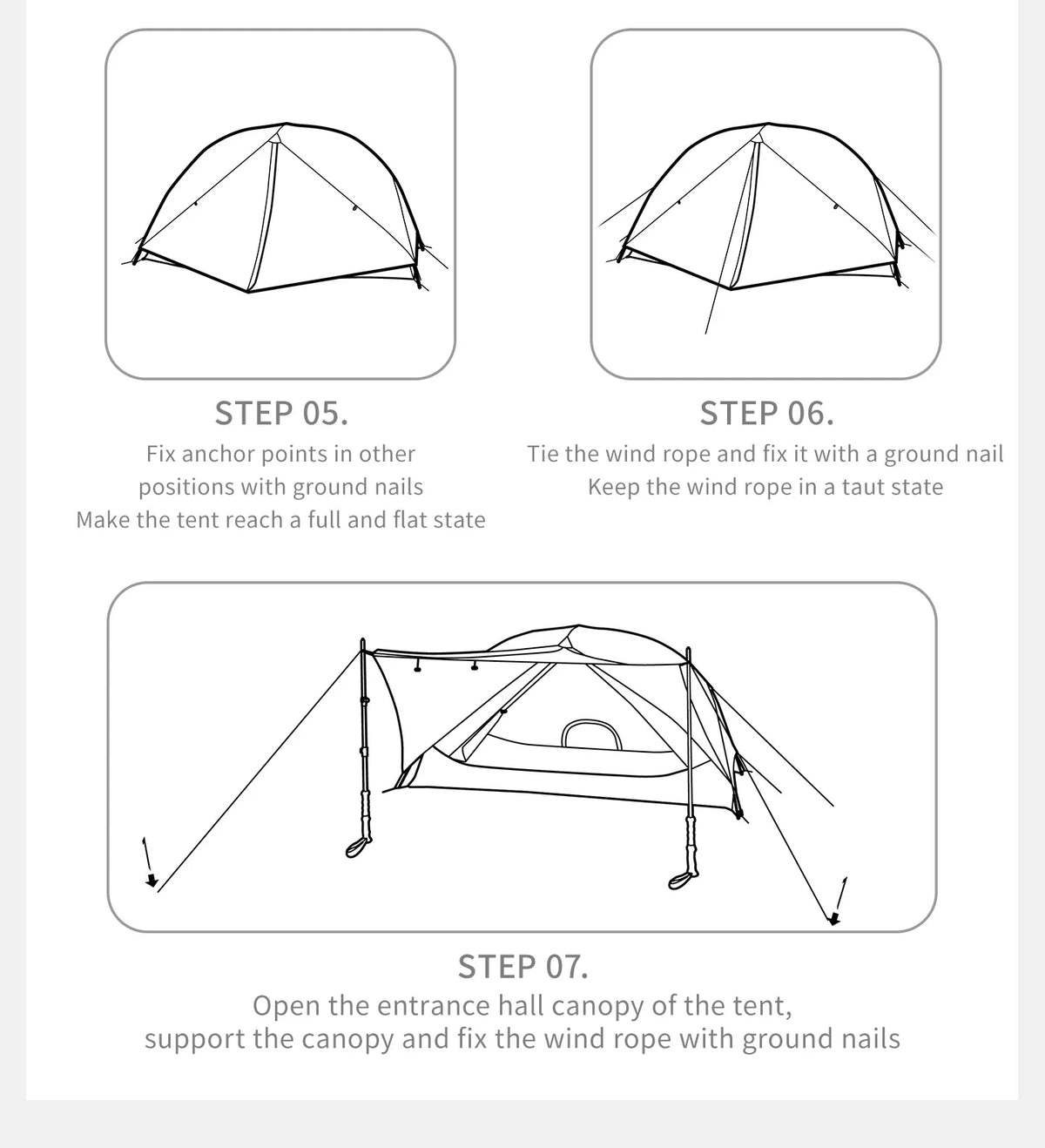 Naturehike Mongar PRO Ultralight Backpacking Tent