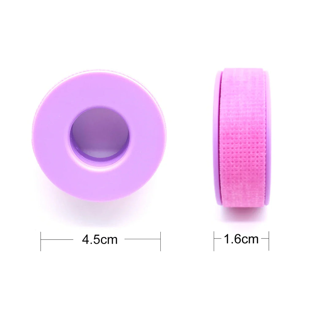 1 Roll black  Medical Silicone Tapes Eyelash Extensions Supplies Waterproof Breathable Prevent Allergy Color Tape Makeup Tools