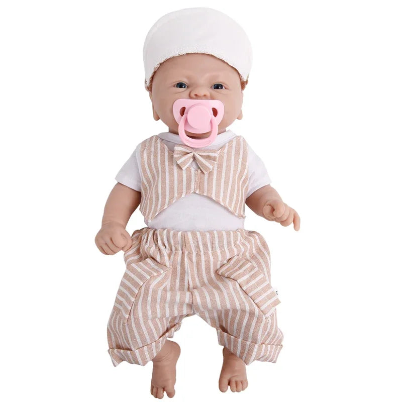 Full Silicone Reborn Baby Doll Kit, Realistic Lifelike Newborn Doll