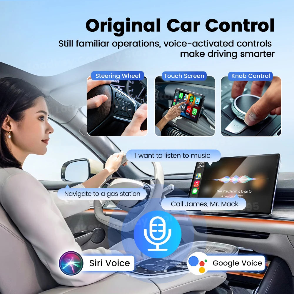 New CarlinKit Mini Ultra3 Wireless CarPlay Adapter Android Auto Wireless Dongle 2-In-1 Wireless Adapter Auto Connect 5.8G Wifi
