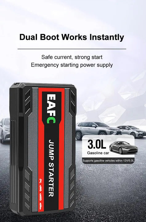 12V Car Jump Start 600A-2000A Car Battery Starter Booster Auto Starting Device Emergency Start Portable Power Bank