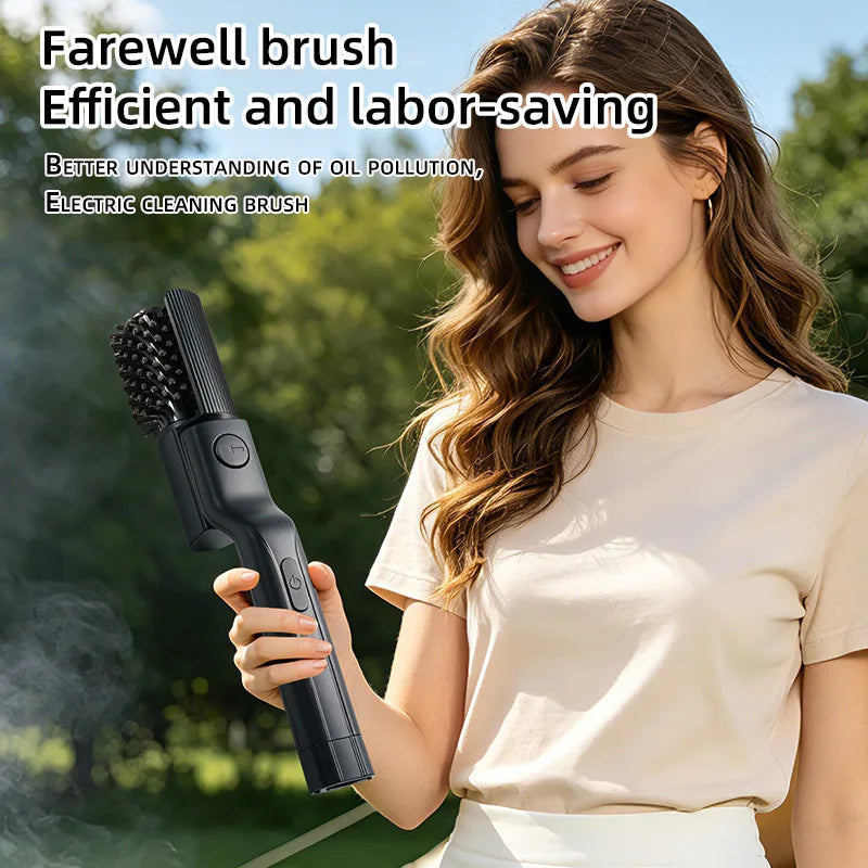 Electric Grill Brush, Multifunctional High Torque Grill Brush with 3-Speed Modes, 20kg Max Torque BBQ Cleaner Safe for Porcelain Cast Iron Stainless Steel, Reinforced Steel Bristles