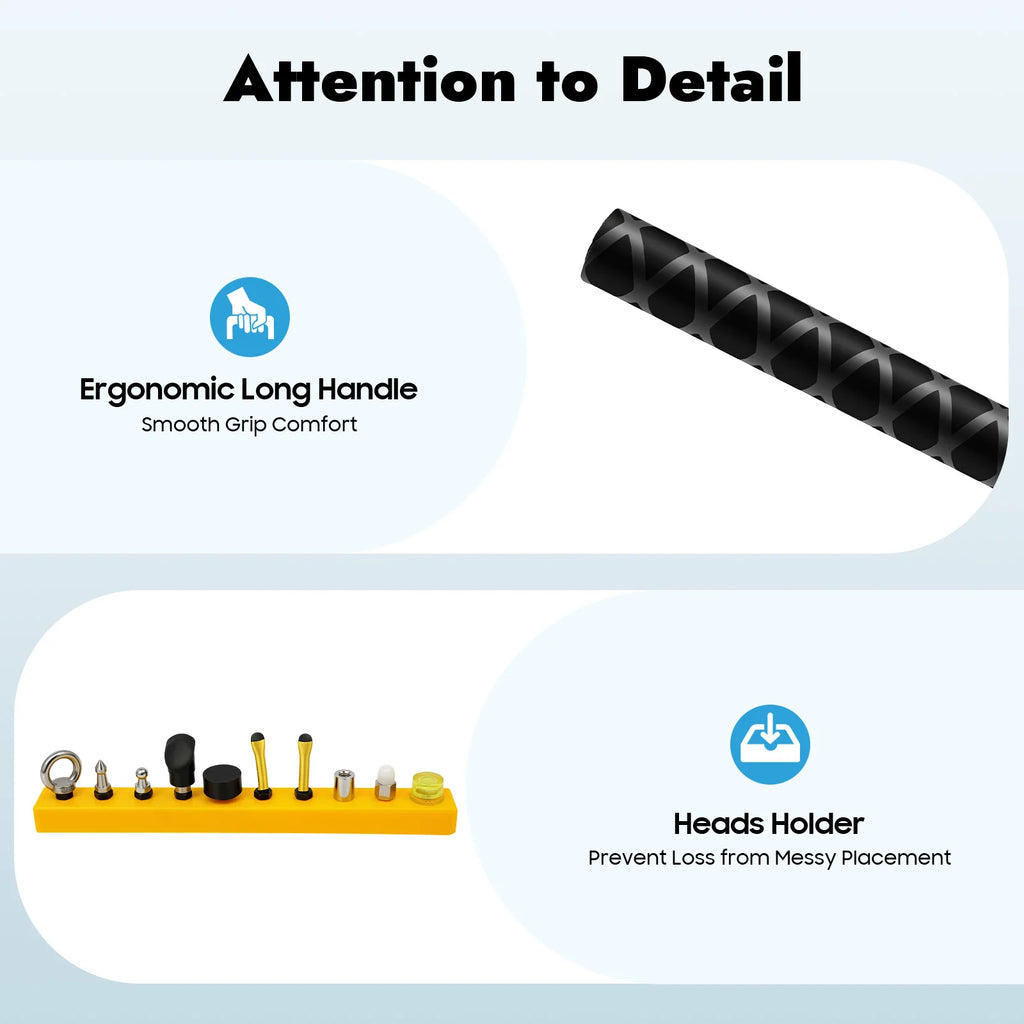 Car Fender Repair Tool Kit M8 Thread Dent Removal Kit Adjustable Auto Fender Damage Repair Tool for Home Car Repair Shop