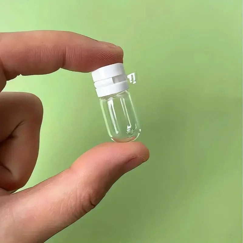 10-Pack Clear Leak-Proof Travel Bottles with Flip-Top, Refillable Lotion and Toner Containers