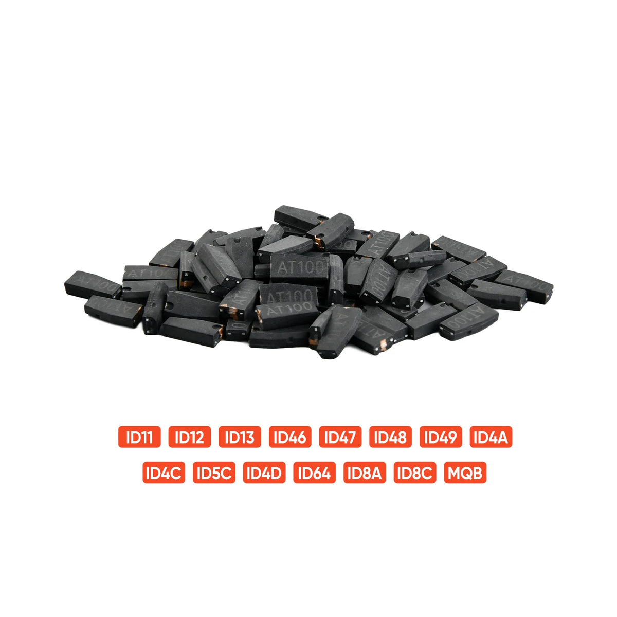 Autel AT100 Universal Super Transponder Chip Works with XP200 XP400 XP400PRO Compatible KM100 IM508S IM608 Key Programming Tools