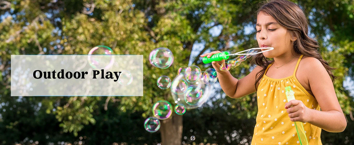 JOYFY 14.6'' Big Bubble Wands Bubble Wand Bulk with Refill Solution for Kids Summer Toy Party Favor Outdoors Activity