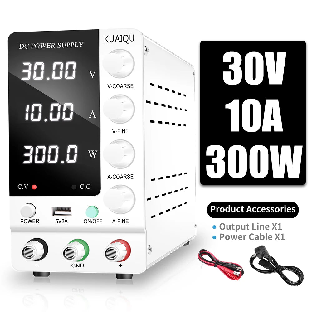KUAIQU Adjustable DC Bench Power Supply