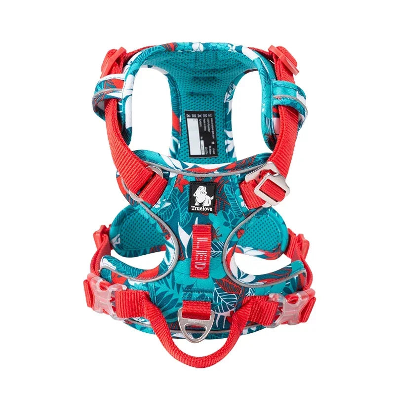 Pet Explosion-proof Dog Harness Camouflage Reflective Nylon Special Edition and Upgrade Version Easy to Adjust TLH5653