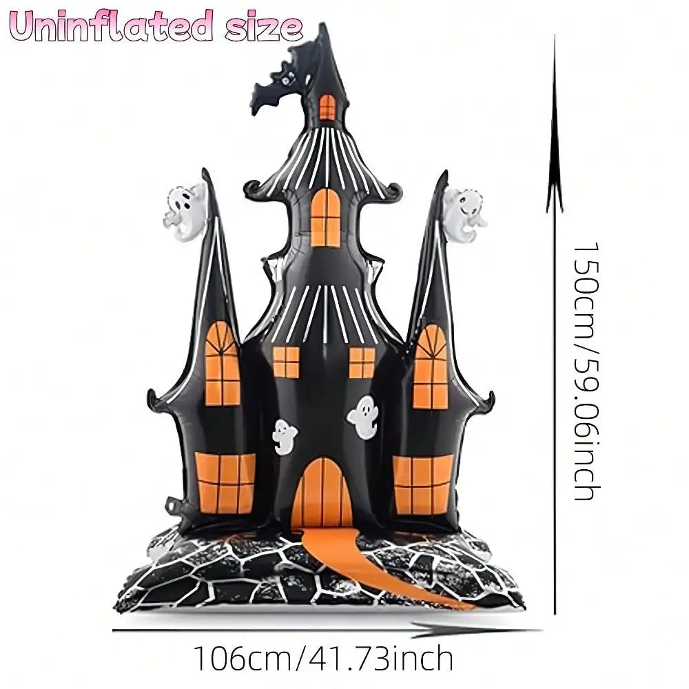 Halloween Haunted Castle Foil Balloon, 59"
