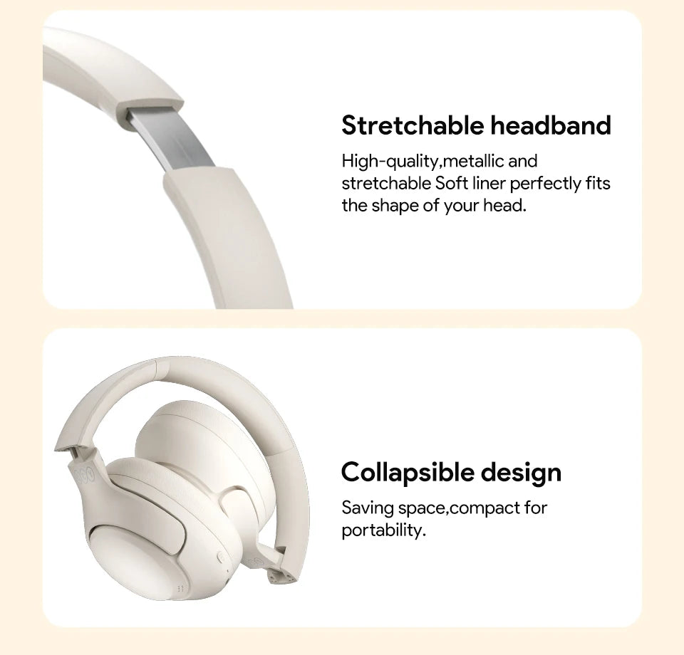QCY H3 ANC Over-Ear Wireless Headphones