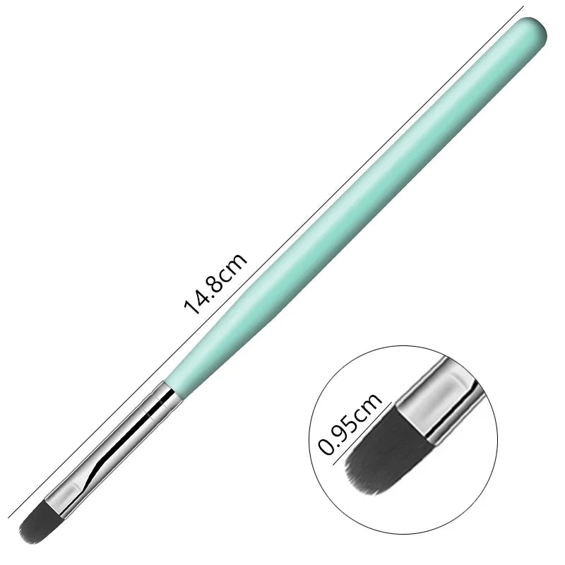 Nail Art Brush Pen Set 1-9 Pieces, Gel Builder and Detail Painting Brushes